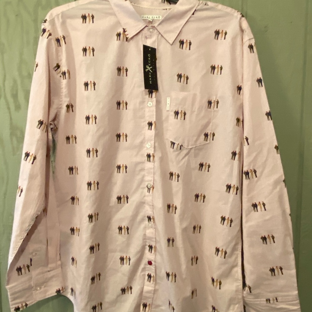 Men’s XL Shirt Long Sleeves Button Front